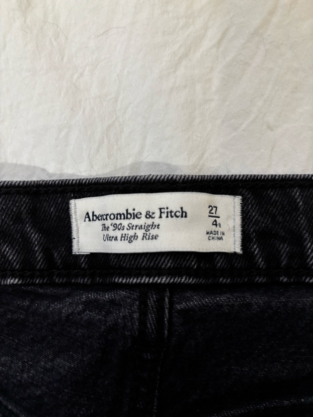 abercrombie 90’s straight ultra high rise jeans - Picture 3 of 7